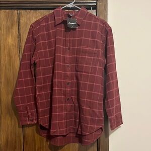Eddie Bauer  Button Down Flannel Shirt